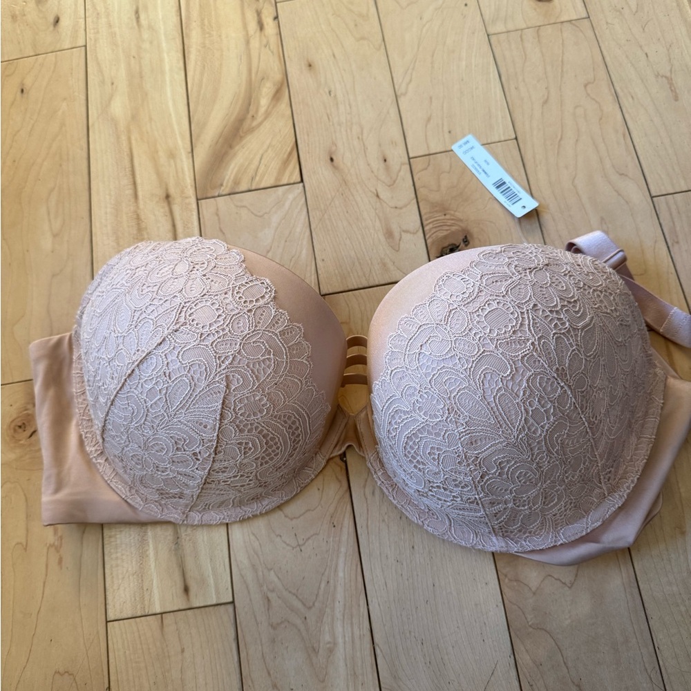 Soma Lace Push-Up Bra in Soft Pink